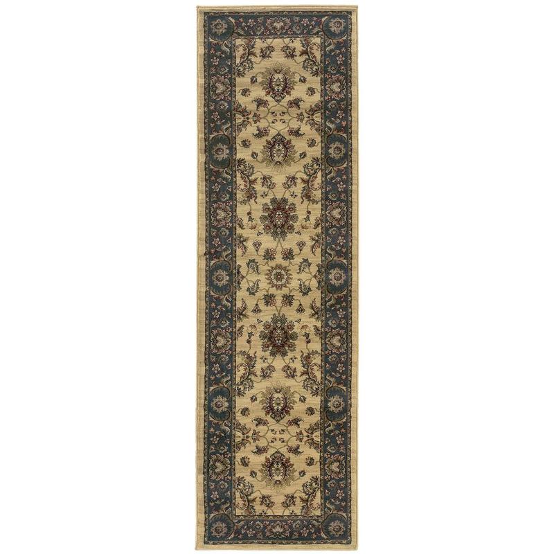 Ariana 311Z3 Ivory/ Blue Indoor Area Rug