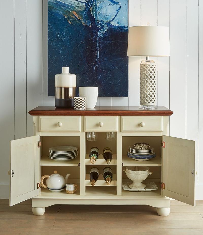 British Isles Server, Merlot-Buttermilk Finish