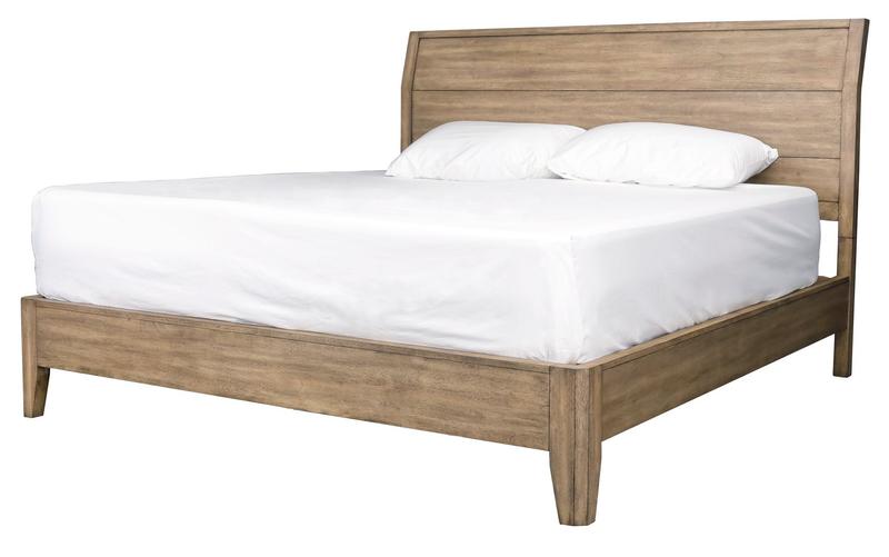 Geo Heights Queen Panel Bed