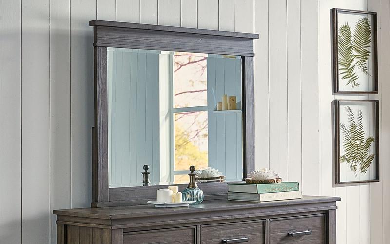 Glacier Point Mirror, Graystone Finish