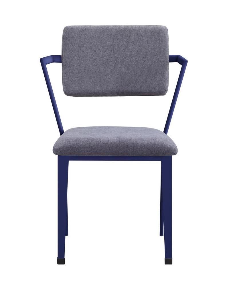 Cargo Gray Fabric & Blue Office Chair