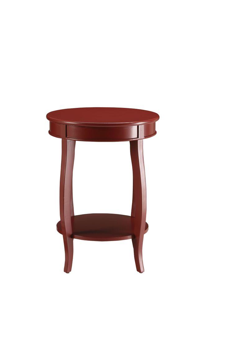 Aberta Red Accent Table