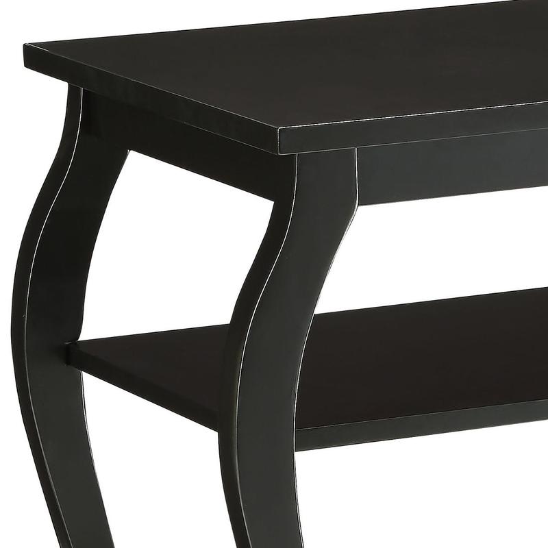 Becci Black Accent Table