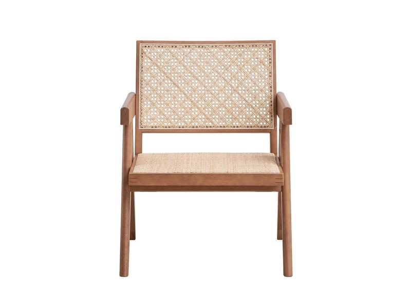 Velentina Rattan & Natural Finish Accent Chair