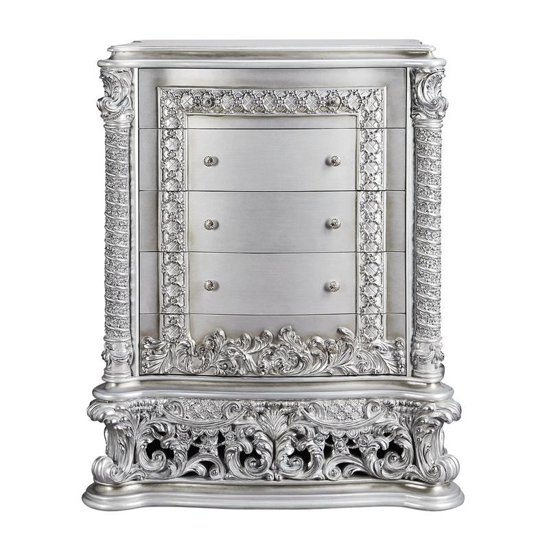 Valkyrie Antique Platinum Finish Chest