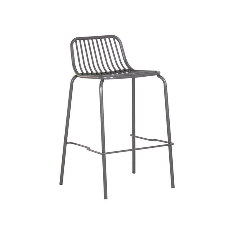 Cypress Outdoor Barstool - Dark Grey (Set of 2)