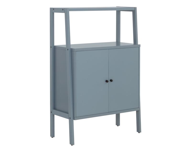 Novak Wine Cabinet - Grey Blue