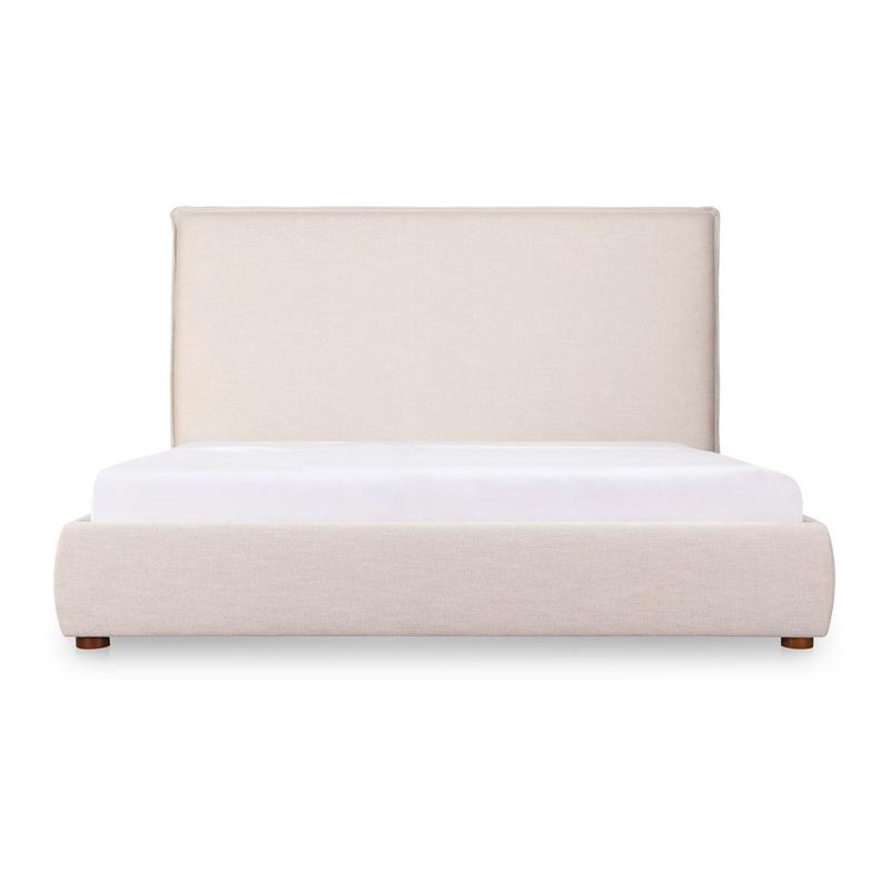 LUZON QUEEN BED TALL HEADBOARD WHEAT