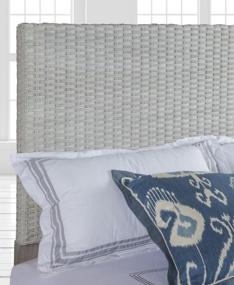 Driftwood Cool White Weave King Headboard