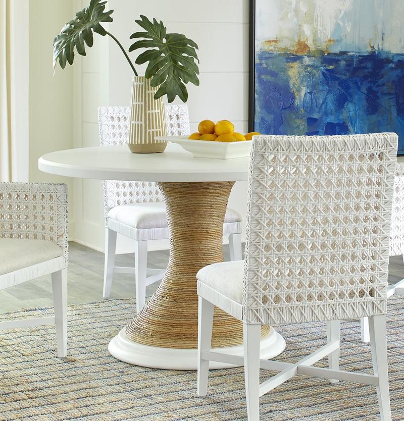 Boca Grande Abaca Round Dining Table