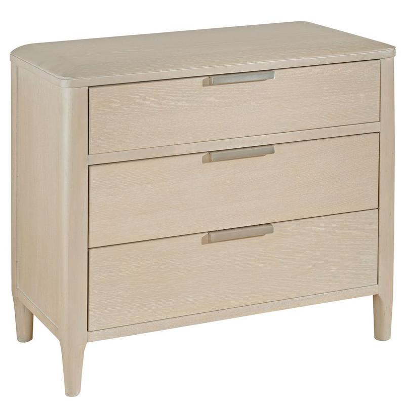 Pearl 3-drawer Nightstand with USB port