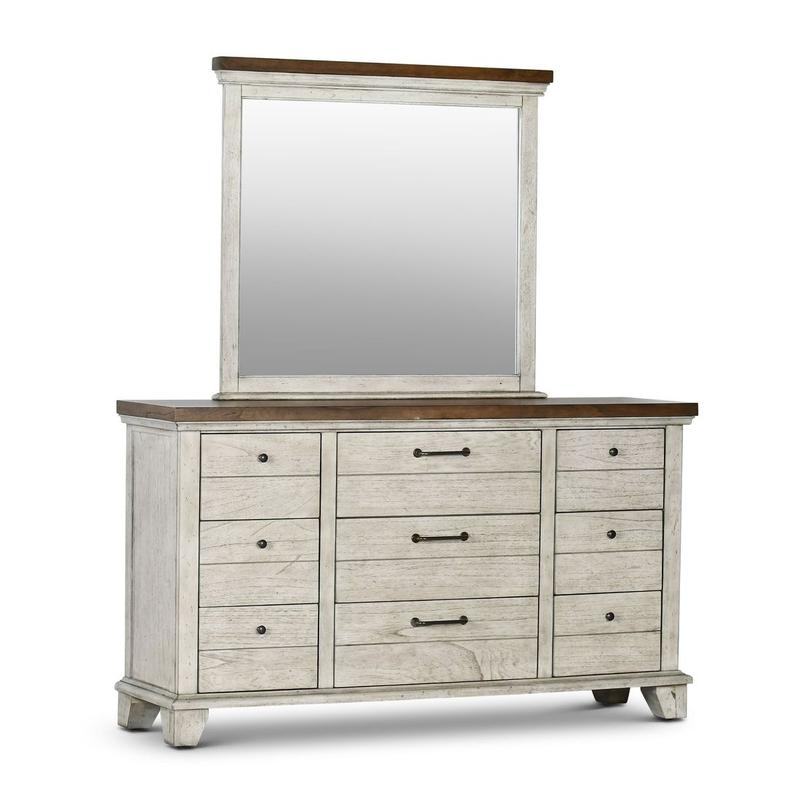 Bear Creek Dresser And Mirror