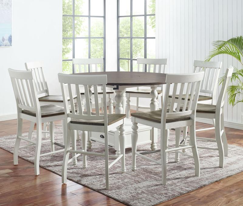 Joanna 9pc Counter Height Dining Set