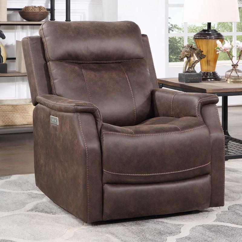 Valencia Dual Power Recliner - Walnut