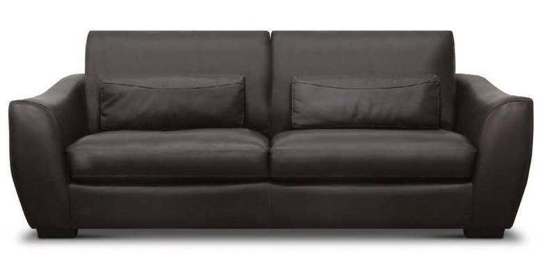 Cressida All Leather Sofa, Berkshire Chocolate