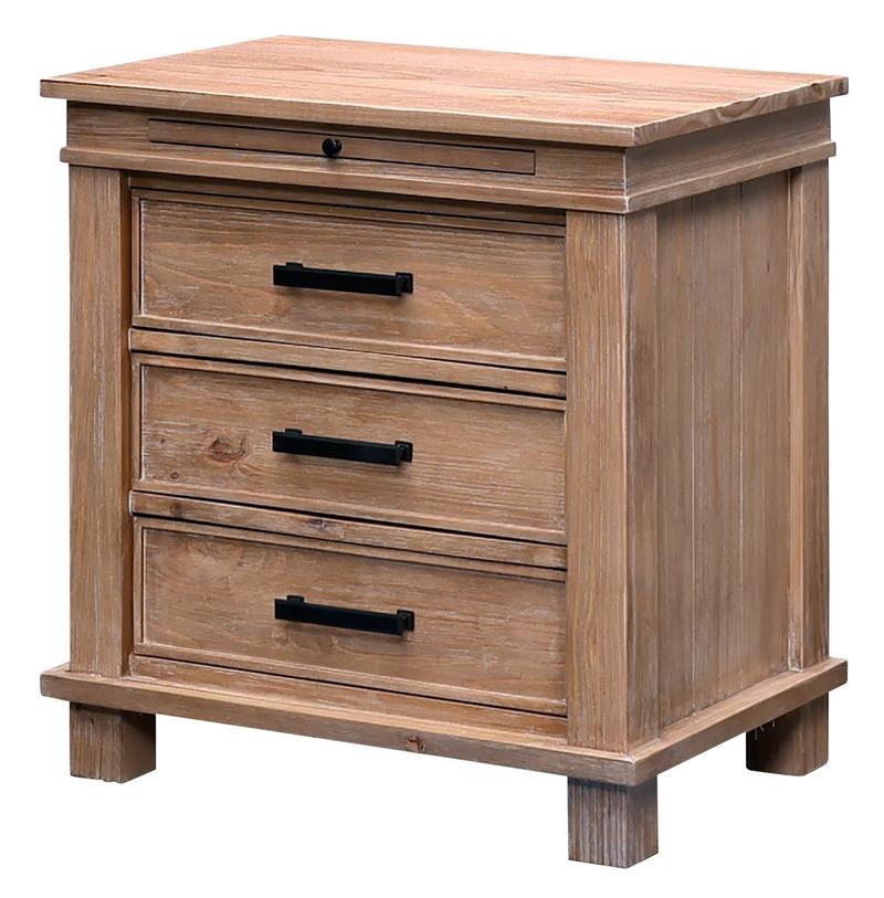 Glacier Point Nightstand, Golden Java Finish