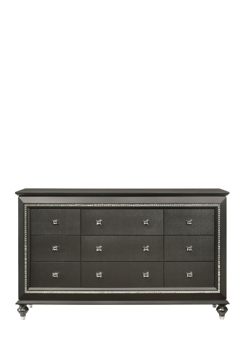 Kaitlyn Metallic Gray Dresser