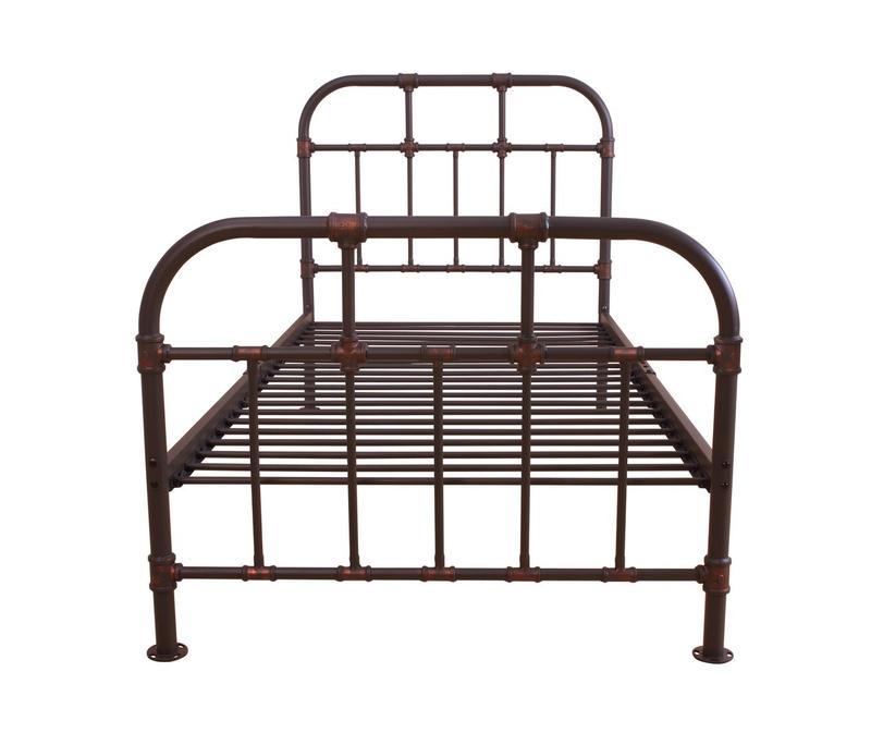 Nicipolis Sandy Gray Twin Bed