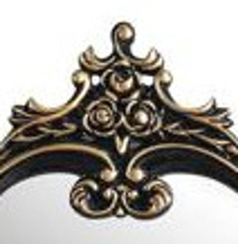 Betria Gold & Black Finish Mirror