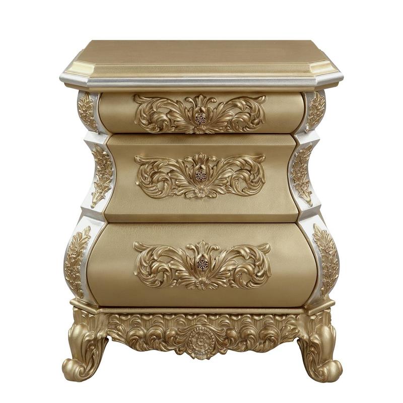 Seville Gold Finish Nightstand