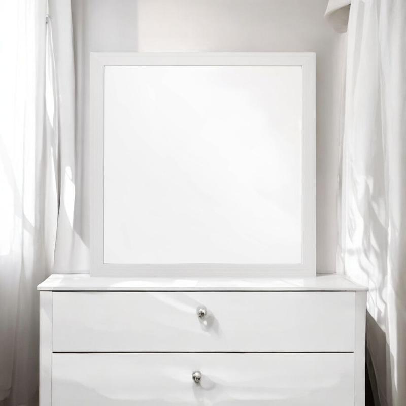 Casilda White Finish Mirror