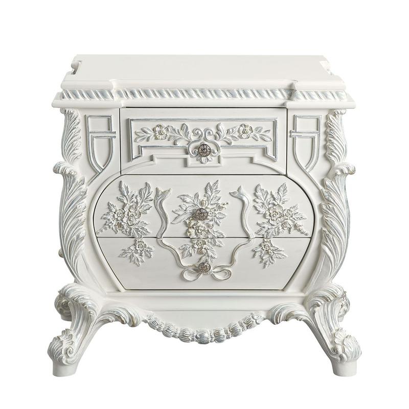 Vanaheim Antique White Finish Nightstand