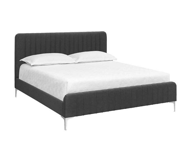 Heidi Bed - King - Dark Grey