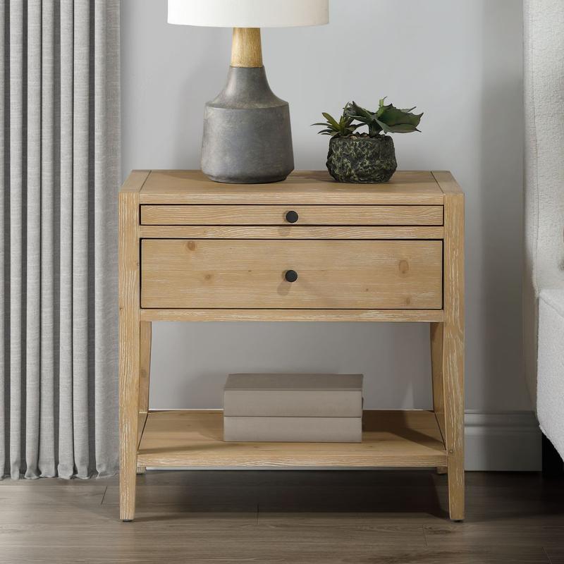 Shoreham 1-drawer Nightstand - Natural