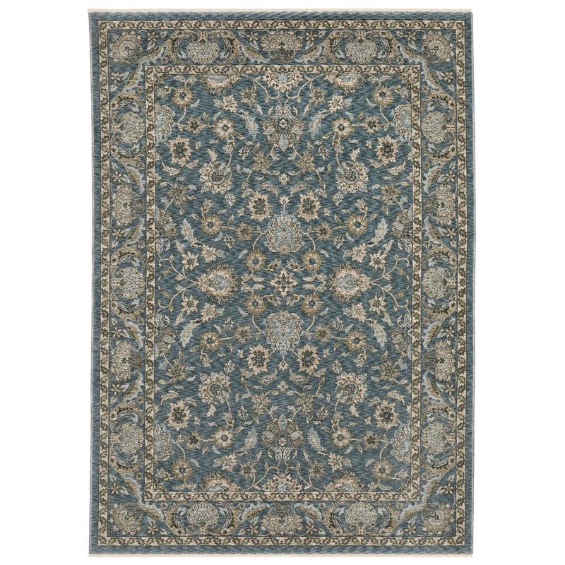 Aberdeen 070H1 Blue/ Beige Indoor Area Rug - 2' x 3'