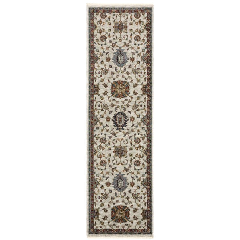 Aberdeen 751W1 Ivory/ Multi Indoor Area Rug - 2'3" x 7'6"