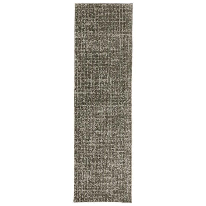 Alton 090N9 Grey/ Beige Indoor Area Rug - 2'3" x 7'6"