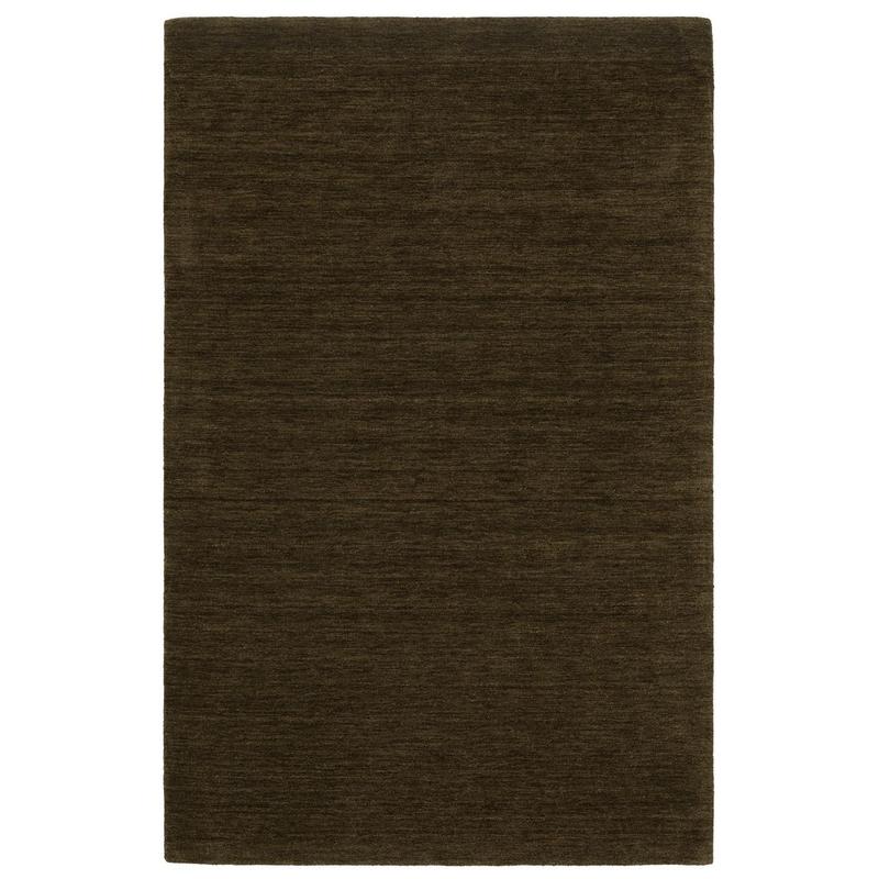 Aniston II 27117 Brown Hand-crafted Wool Area Rug - 5' x 8'