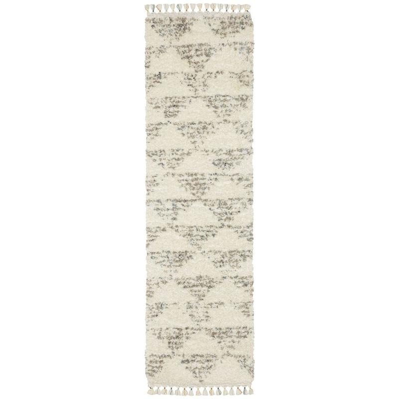 Axis AX05A Ivory/ Multi Indoor Area Rug - 2'3" x 7'6"