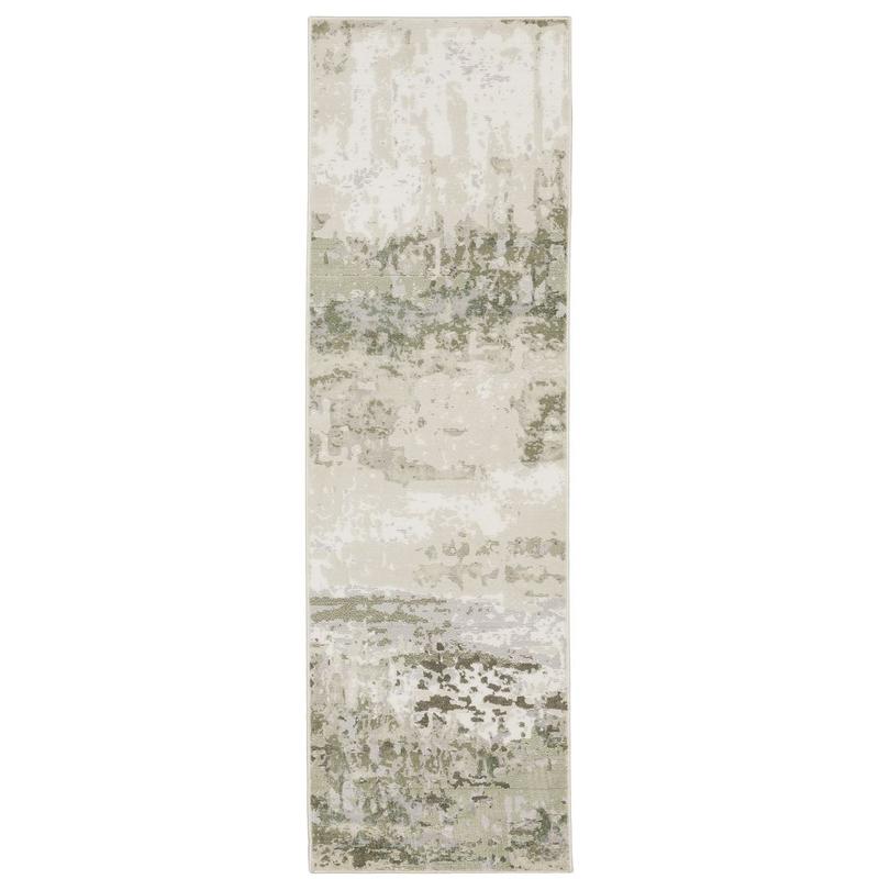 Caravan 2061W Beige/ Green Indoor Area Rug