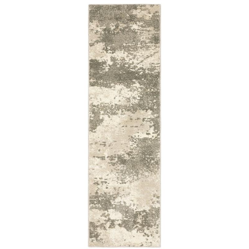 Carson 0734D Beige/ Grey Indoor Area Rug