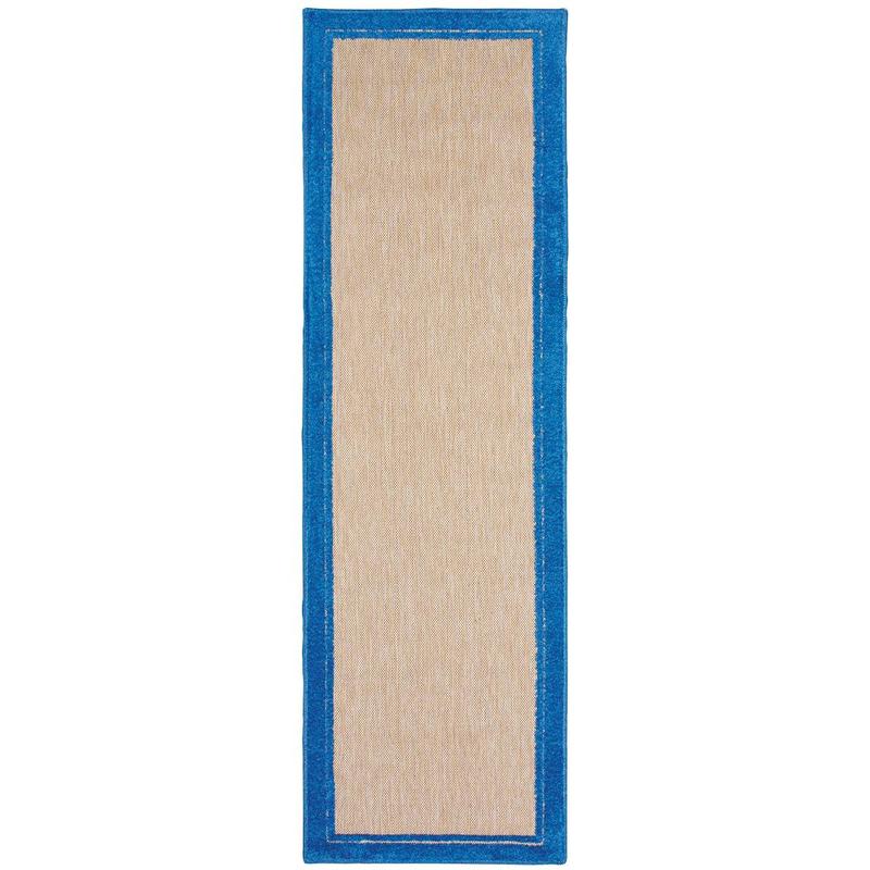 Cayman 5594B Sand/ Blue Indoor/Outdoor Area Rug