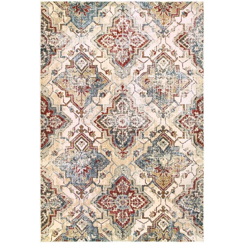 Empire 030J4 Ivory/ Gold Indoor Area Rug - 9'10" x 12'10"