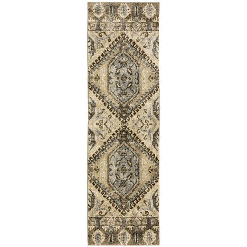 Florence 5090D Tan/ Gold Indoor Area Rug