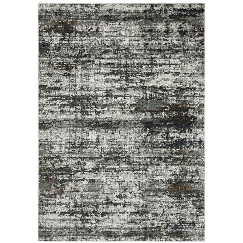 Gemini 4151U Charcoal/ Grey Indoor Area Rug - 3'10" x 5'5"