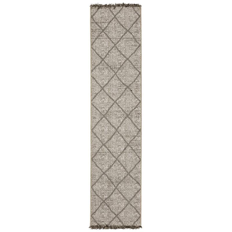 Gillian 4926A Beige/ Black Ultimate Performance Area Rug - 1'10" x 7'6"