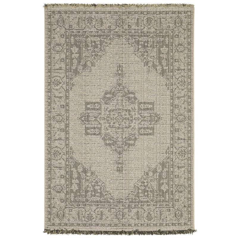 Gillian 5094X Beige/ Black Ultimate Performance Area Rug - 3'3" x 5'