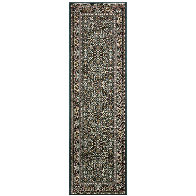 Kashan 180L1 Navy/ Multi Indoor Area Rug