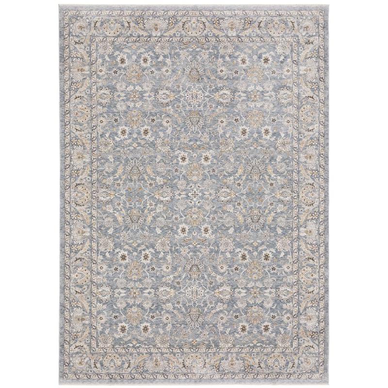 Maharaja 070E1 Blue/ Ivory Indoor Area Rug
