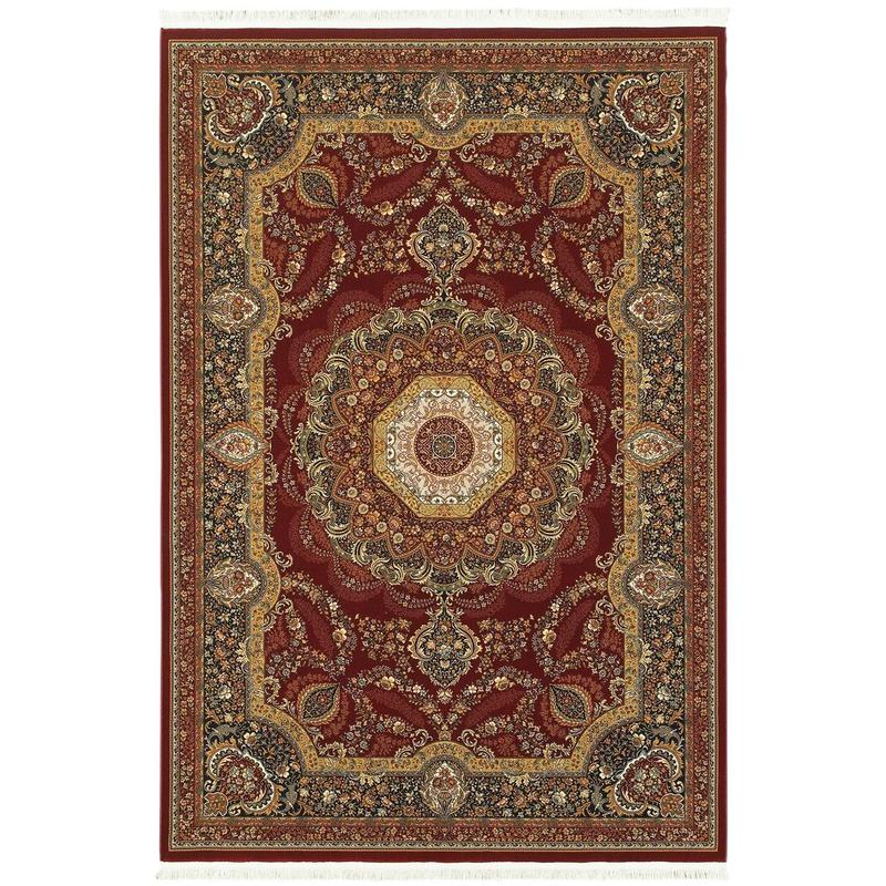 Masterpiece 113R2 Red/ Multi Indoor Area Rug - 3'10" x 5'5"