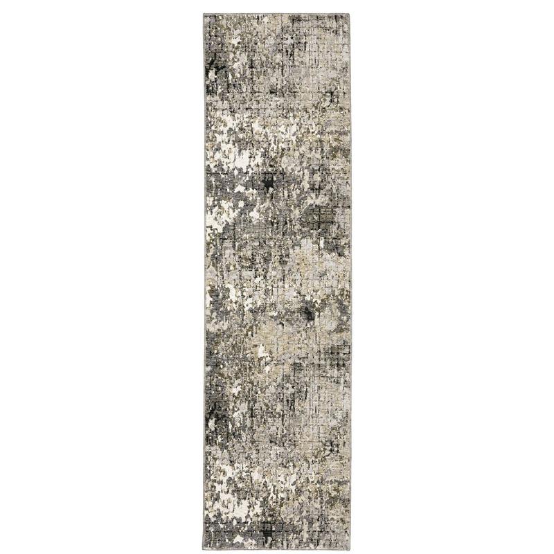 Nebulous 091D9 Grey/ Ivory Indoor Area Rug