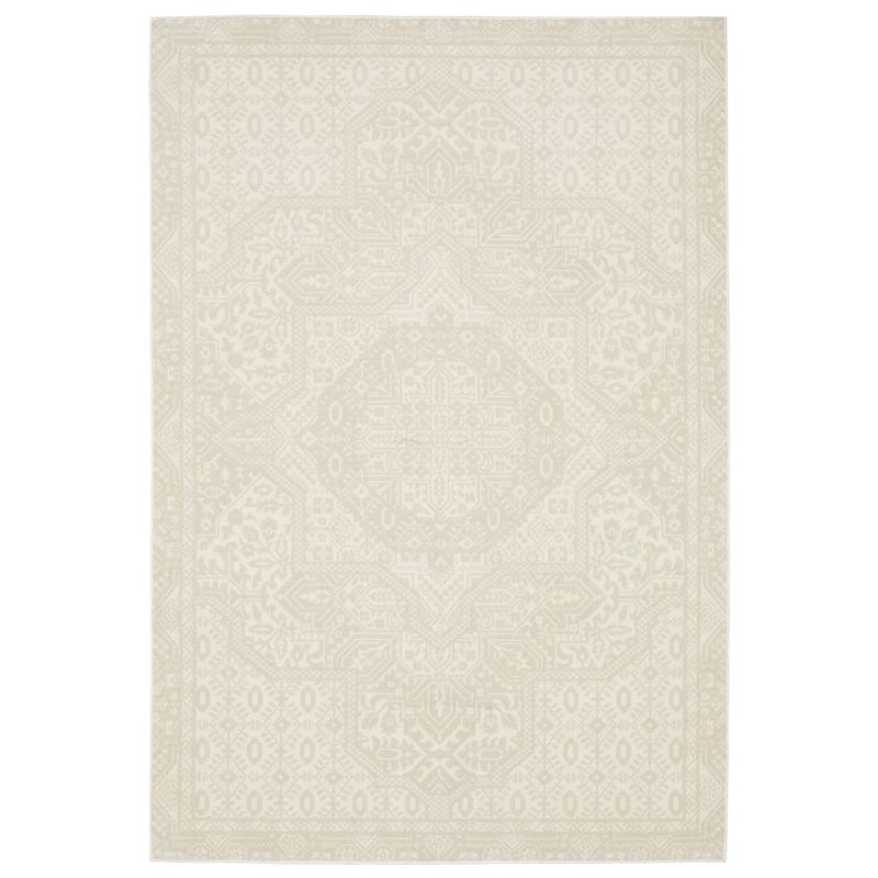 Raylan RAY09 Ivory/Beige Indoor Area Rug - 2'3" x 7'6"