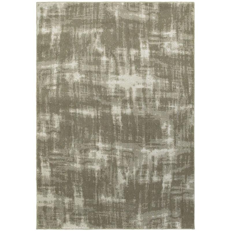 Rowan 565H4 Grey/ Ivory Indoor Area Rug - 9'10" x 12'10"