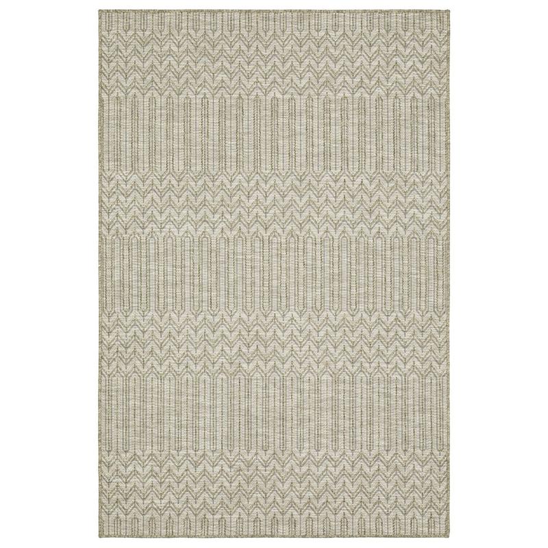 Tortuga TR09A Beige/ Black Ultimate Performance Area Rug - 3'3" x 5'