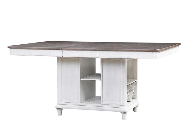 Sonoma Counter Height Storage Dining Table - Complete