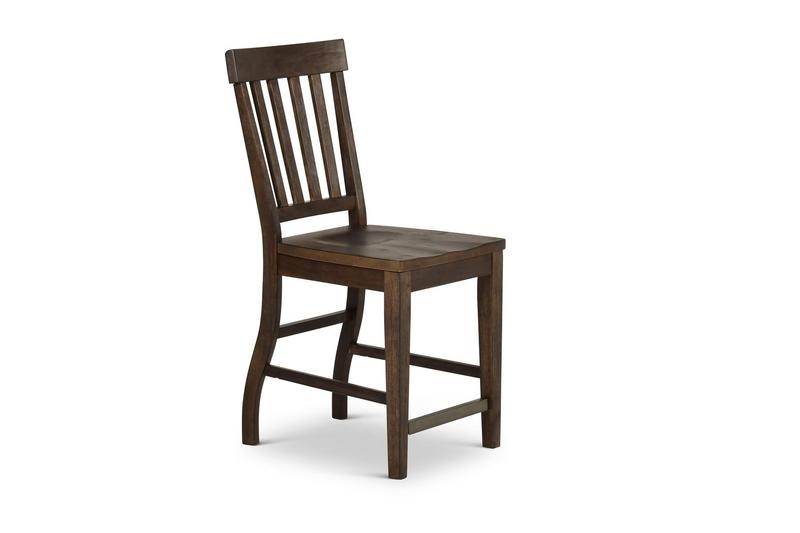 Cayla Counter Chair Dark Oak